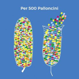 Rete per rilascio 500 palloncini