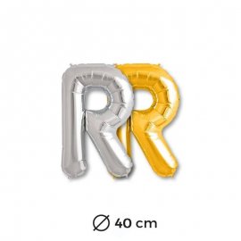 Palloncino Lettera R Mylar 35 cm