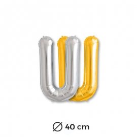 Palloncini Forma di Lettere U Mylar 35 cm