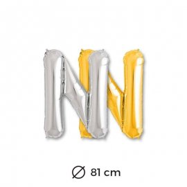 Palloncini Lettera N Foil 81 cm