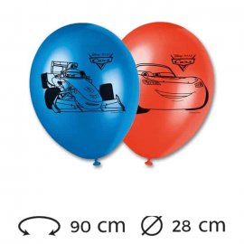 8 Palloncini 28 cm Cars