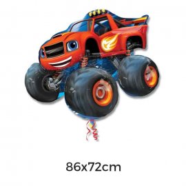 Globo forma Coche Blaze Foil 86 x 71