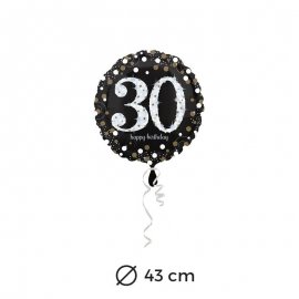 Globo Elegant 30 años 43 cm Globo Elegant 30 años 43 cm