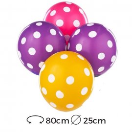 Palloncini a Pois Lattice 25 cm