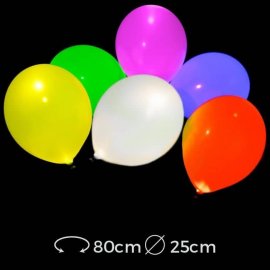 1 Insieme Di Palloncini Luminosi, Compresi Supporto Per Palloncino