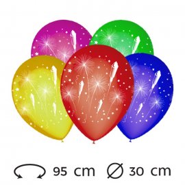 Palloncini Fuochi Artificiali Rotondi 30 cm