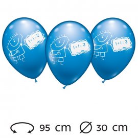 Palloncini Bimbo Matematica Rotondi 30 cm