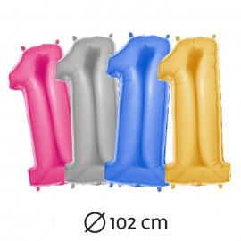 Palloncino Numero 1 Foil 102 cm