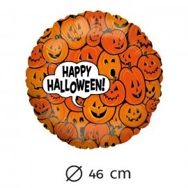 Palloncino Happy Halloween Zucca Foil 46 cm Palloncino Happy Halloween Zucca Foil 46 cm