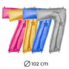 Palloncino Numero 7 Foil 102 cm